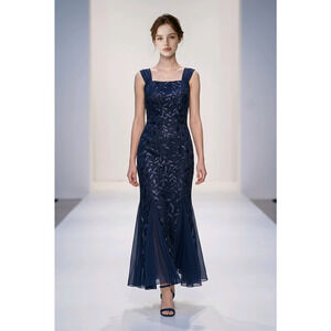 Blue Formal Dress #4103